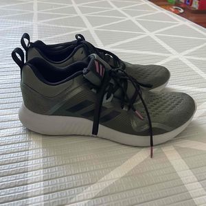 Adidas Edgebounce Running Shoes Army Green Women Size 11